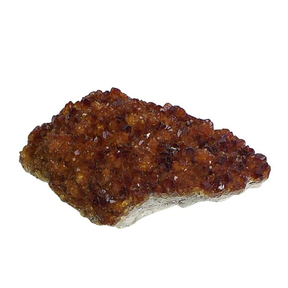 Brazilian Citrine Druzy Crystal In Matrix - Picture 4 of 5